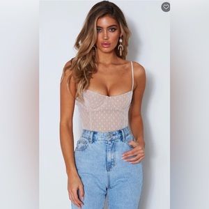 COPY - Whitefox Boutique No Looking Back Bodysuit White